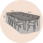 Housse de table 310x150x80cm werka pro