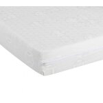 Housse rnove matelas coloris blanc 15 cm - terre de nuit 140x190