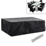 Housse de salon de jardin 8 ?illets 300 x 140 x 90 cm mothinessto ly1373