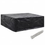 Housse de salon de jardin - vidaxl - 250 x 210 x 90 cm - noir - protection extrieure
