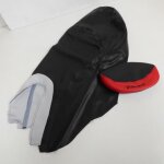Housse de selle - one - yamaha 500 tmax - noir - rouge - 2001 - 2007