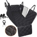 Housse de siège dauto pour chien - fondupin - universelle voiture housse banquette arrière - noir Housse de siège dauto pour chien - fondupin - universelle voiture housse banquette arrière - noir