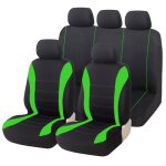 Housse de si�ge de voiture - hellove - vert - taille universelle - polyester - confortable et durable ...