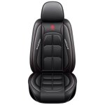 Housse de si�ge de voiture - momotou - universelle - cuir pu - installation facile - compatible airbag ...