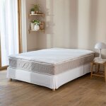 Housse surmatelas jersey blanc 100% coton extensible 120x190 - blanc - terre de nuit Housse surmatelas jersey blanc 100% coton extensible 120x190 - blanc - terre de nuit