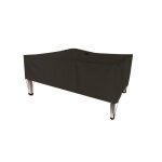Housse de table de jardin noire 170 x 110 cm - oviala Housse de table de jardin noire 170 x 110 cm - oviala
