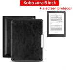 Housse tablette tactile�tui en cuirprotecteur d�cranveille automatiquer�veil magn�tique6 pouces - black ...
