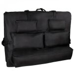 Housse de transport pour table de massage avec rangements - noir - vivezen Housse de transport pour table de massage avec rangements - noir - vivezen