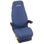 Housse universelle htc equipements pour si�ge de camion matelasse bleu avec le logo truck 80% coton 20% ...