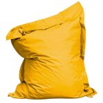 Housse vide de coussin de sol xxl jaune - oviala
