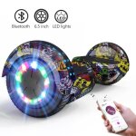 Hoverboard rcb 6. 5 pouces pour enfant et ados - bluetooth led - moteur puissant - hip - hop