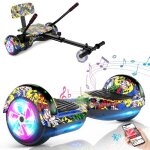 Hoverkart intelligent6. 5 hoverboard bluetoothled roueporte 7 - 10km - sisigad jaune