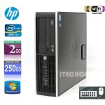 Hp 6200 pro intel core i3 2100 @ 3. 1 ghz ram 2 go disque dur 250 go sata dvdrw wifi win 7 pro