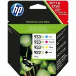 Hp 932 / 933 xl pack cartouches dencre noire et trois couleurs grande capacit� authentique (c2p42ae)