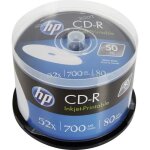 Hp cre00017wip cd - r vierge 700 mo 50 pc(s) tour imprimable