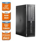Hp - pc bureau elite 6000 - dual core - ram 4 go - stockage 128 go ssd - reconditionn� - windows 7
