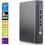 Hp prodesk 400 g1 usff - core i3 - 4160t - 8go ram - 240go ssd - windows 10 pro