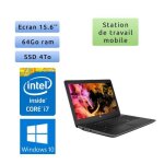 Hp zbook 15 g3 - windows 10 - i7 64go 4to ssd - 15. 6 - webcam - m1000m - station de travail mobile pc ...