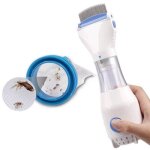 Htbe� peigne de nettoyage des cheveux anti - poux multifonctionnel �lectrique pour nettoyer le peigne ...