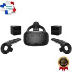 Htc vive casque de r�alit� virtuelle vr avec manettes et station de base