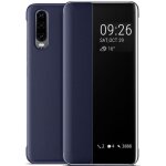 Huawei p30 coque smart view cover �tui � rabat en cuir pochette flip cover housse de protection pour ...