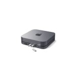 Hub usb - c - satechi - mac mini - aluminium - station daccueil - gris