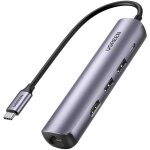 Hub usb c - ugreen - adaptateur 5 en 1 - hdmi 4k - rj45 ethernet - 100w charge Hub usb c - ugreen - adaptateur 5 en 1 - hdmi 4k - rj45 ethernet - 100w charge