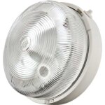 Hublot 1 / 4 tour ip44 e27 classe ii blanc - provence outillage - applique - extrieur - plastique - ...