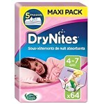 Drynites couche de nuit pour fille 4 - 7 ans 17 - 30 kg (4x16)