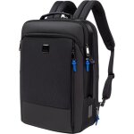 Sac � dos - hugh butler - charles - noir - compartiment pour ordinateur - extensible � 21 cm