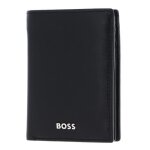 �tui pour carte de cr�dit - hugo boss - classic smooth - cuir de mouton - noir - 16 compartiments