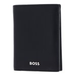 Hugo boss �tui pour carte de cr�dit noir en cuir pour homme - classic smooth card case 244281