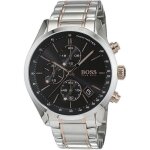 Montre - hugo boss - hb1513473 - quartz - cadran noir - bracelet acier inoxydable