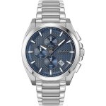 Hugo boss - montre hommes - quartz chronographe - bracelet acier inoxydable argent - 1513884