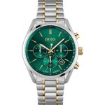 Hugo boss - montre hommes - quartz chronographe - bracelet acier inoxydable multicolore - 1513878