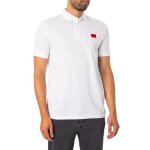 Polo slim dereso232 - hugo - homme - col polo - manches courtes - blanc Polo slim dereso232 - hugo - homme - col polo - manches courtes - blanc