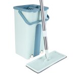Huole. balai serpill�re et seau essoreur balai microfibre avec 2 mops pour sols stratifi�s carrelage