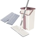 Huole. kit balai serpill�re seau essoreur balai microfibre plat seau double compartiment