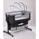 Huole. lit b�b� cododo - lit dappoint 2 en 1 - noir 92 * 58 * 70 - 90cm berceau cododo