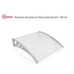 Huole marquise de porte en polycarbonate 60 x 100 cm