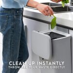 Huole. poubelle de cuisine porte cabinet suspendu poubelle poubelle murale poubelle de stockage des d�chets ...