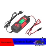 Hurrise chargeur de batterie de voiture 6v 12v intelligent avec affichage lcd - mainteneur de batterie ...