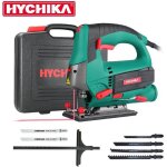 Hychika scie sauteuse �lectrique 800w + 6 * lame + vitesse r�glable (1 - 6 cadran)