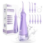 Hydropulseur sejoy professionnel rechargeable et portable avec 8 buses violet Hydropulseur sejoy professionnel rechargeable et portable avec 8 buses violet