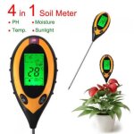 Hygrom�tre instrument de mesure de sol ph - temp�rature - humidit� - testeur de lumi�re solaire meter ...