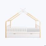 Hypnia - ensemble lit cabane enfant odyss�e barr. tiroir sommier matelas 90x190