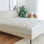 Hypnia - surmatelas housse nuage satin de coton - 180x200 cm
