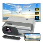 Hytobp q6 vid�oprojecteur bluetooth 5g wifi 26000 lumens fhd 1080p 4k prise en charge projecteur portable ...