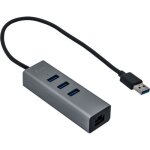 I - tec - usb 3. 0 m�tal 3 - port usb hub avec gigabit ethernet