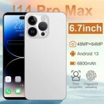 I14 promax 6. 7in tlphone intelligent ten core 2g 5g wifi 4gb + 64gb 8mp + 16mp 7000mah android 11. ...